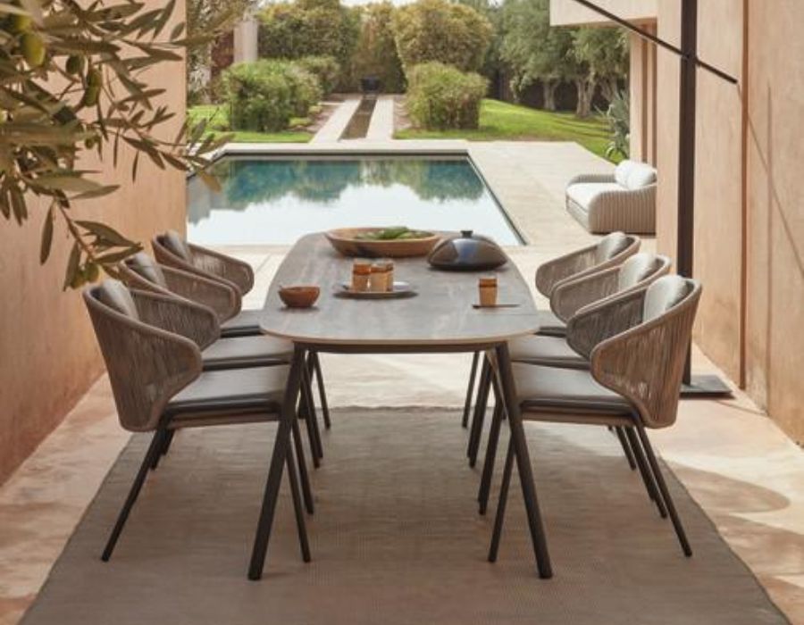 Mesas de exterior para disfrutar comiendo en tu jardín o terraza